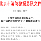 北京市消防控制室“四快”处置规程要求