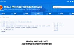 【政策导航】15部门联合印发《关于加强经营性自建房安全管理的通知》