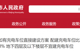 【政策导航】新建商品房如有充电车位直接建设方案 配建充电车位比例应达40% 地下四层及以下楼层不宜建充电车位