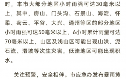 【安全生产】本市升级发布暴雨黄色预警，公众防护指引请收好